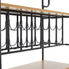 Kitchen Wine Glass Rack Drinks Bottles Storage Trolley Hanging Wine Rack Holder