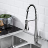 Stainless Steel Taps Kitchen Sink Mixer Swivel Spout Single Lever Mono Faucet
