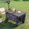 Garden Trailer Cart Heavy Duty Camping Beach Festival Trolley Foldable Wagon