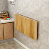 Drop-leaf Wall Table Fold Down Study Writing Desk Kitchen Floating Storage Shelf