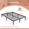 No Box Spring Needed Bed Base Double Size Platform Bed Frame