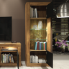 170cm Modern Sideboard I Display Cabinet I TV Stand I Black Matt Doors Free LED