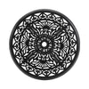 Outdoor Dining Garden Table Vintage Flower Carving Tabletop Patio Bistro Tables
