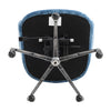 Office Chair Task Adjustable Height Mid Back Swivel Wheels Armrest Crush Velvet