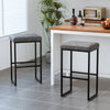 Industrial Bar Counter Stool Kitchen Dining Chair Barstool Simple Square Seat UK