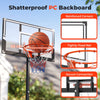 COSTWAY Portable Basketball Hoop Outdoor 3-10 FT Height Adjustable
