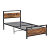 Simple Budget metal bed Single bed Frame w/Mattresses Option Bedroom Furniture