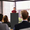 Wooden Standing Desk Lectern Desk Pulpit for Church-Black