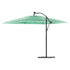 Garden Parasol with Steel Green 290x290x238 J9J9