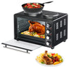 36L Mini Oven Grill Tabletop Counter Top Multi Fuction Cooker With Hobb 3200W UK