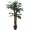 180cm Realistic Artificial Palm Tree Fake Tropical Plant with Pot Indoor Outdoor