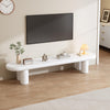 White Painted Coffee Table, TV Stand for TV up to 70 inch, TV Table, 160x40x40cm