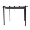 Outdoor Aluminum Pergola Adjustable Canopy Garden Shelter Deck Backyard 3MX3M