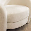 Petra Vanilla White Occasional Accent Armchair Tub Chair Boucle