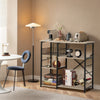 Microwave Stand Retro Kitchen Baker’s Rack Industrial Utility Storage Rack