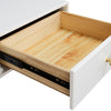 Dressing Table w/ Mirror 3 Drawers Stool Makeup Desk Vanity Table for Bedroom