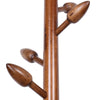 Wooden Coat Rack Freestanding Tree Stand Heavy Duty Coat Hanger Stand w/8 Hooks