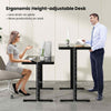 Electric Stand up Home Office Desk Adjustable Desk Sit Stand-Black