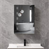 Bathroom LED Lighting Mirror Cabinet Touch Switch Demister Shaver Socket Clock
