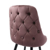 Pair Barstools Soft Upholstered Seat Kitchen Breakfast Counter Bar Stool Chair