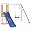 Kids Outdoor Wooden Swing Slide Set Garden Children Playset Patio House Tower