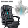 Executive Office Chair Swivel Recliner Computer Desk Gaming Chair with Footrest