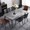 Stunning Gloss Finish Marble Dining Table Living Room Breakfast Table Party