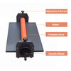 Manual Cold Roll Laminator Vinyl Photo Film Laminating Machine 700 mm