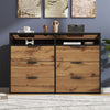 CHEST OF DRAWERS 6 DRAWERS DRESSER WIDE BEDSIDE TABLE CABINET BEDROOM FURNITURE