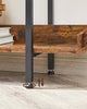 Rustic Wood Bookcase Bookshelf 5 Tier Industrial Storage Display Shelving Unit