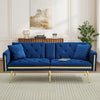 MODERN VELVET SOFA BED 2 SEATER CLICK CLACK SOFA SETTEE COUCH FOR LIVING ROOM