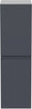 1200mm Grey Gloss Tall Bathroom Wall Hung Storage Cabinet Cupboard Soft Close