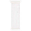Flower Stand White 40x40x90 cm Solid Wood Pine