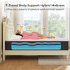 10 inch Deep 5FT King Size Mattress Medium Firm Breathable Memory Foam 150x200cm