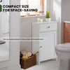 Bathroom Floor Cabinet Freestanding Storage Unit Cabinet w/Adjustable Shelf