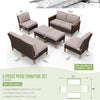 Outdoor Rattan Wicker Patio Furniture Set Sectional Sofa Patio Conversation Sets