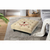 Square Coffee Table Chesterfield Upholstered Footstool Pouffe Foot Stool Seat