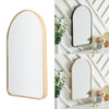 Wall Mounted Framed Mirror Vanity Makeup Bedroom Glass Dressing Mirror Shaped