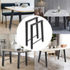 2pcs 28 inch Industrial Steel Table Legs Stand Feet for Cafe Table/Bench/Desk