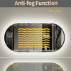 Oval Ultra Bright LED Bathroom Mirror Elliptical Anti-Fog Smart Dimmable Vanity