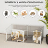 Small Pet Animal Acrylic Play Pen Run Guinea Pig Hamster Gerbil Mouse Enclosure