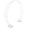 2m Large Metal Wedding Arch Round Circle Backdrop Flowers Stand Moon Gate Party