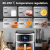 8.8L Hot Air Fryer Electric Oven Frying Cooker Kitchen Oil Free Healthy Food