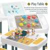 Kids Table and Chairs Set Childrens Furniture Activity Play and Building Bricks