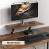 L-Shaped Corner Computer Desk Large PC Table Workstation with Storage Bookcase