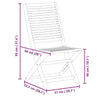 Folding Garden Chairs 8 pcs 51x66x95 Solid Wood Acacia S3R4