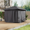Party Marquee Garden Gazebo With Curtain W/Ground Stake Sturdy Furniture