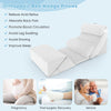 7PCS Adjustable Support Pillow Set Sit-up Pillow Memory Foam Bed Wedge Pillows