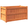 CIADAZ Garden Planter Wax Brown 90x50x50 Solid Wood Pine, Planters For K6K8