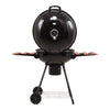 Portable Grill BBQ Garden Barbecue Smoker Burner Kettle w/ Warming Rack Shelves